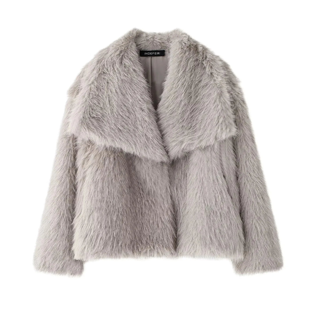 Iconique™ | Luxe Faux Fur Winterjacka för Damer