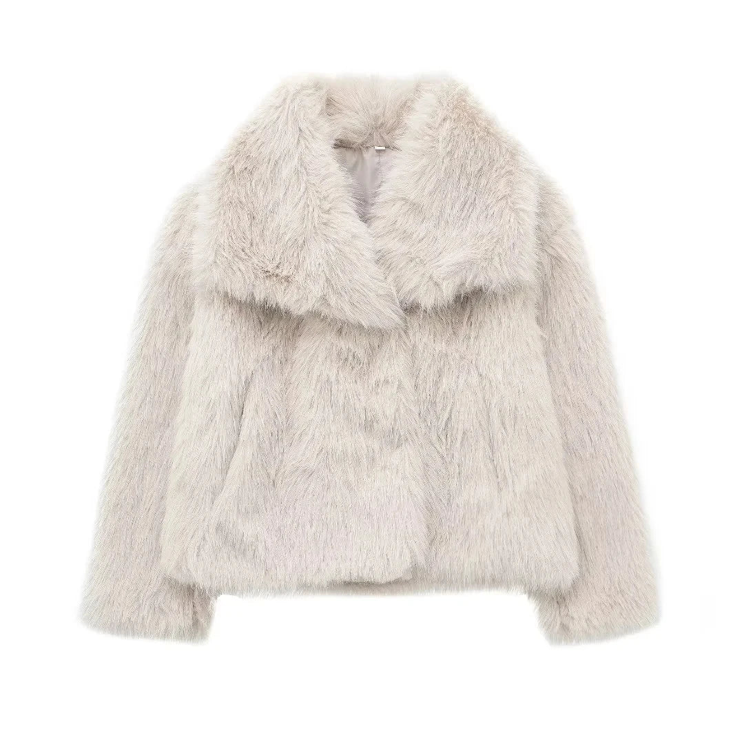 Iconique™ | Luxe Faux Fur Winterjacka för Damer