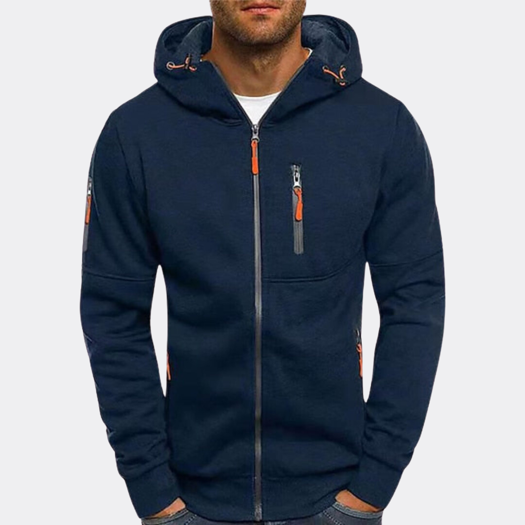 Iconique™ | Hoodie i bomull för män