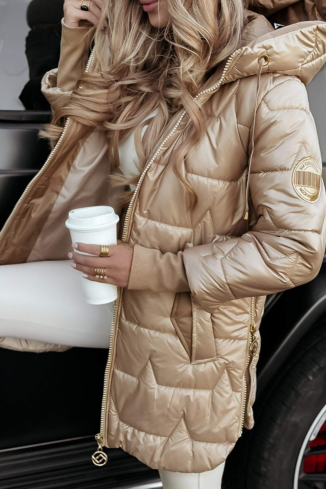 Iconique™ | Elegant Dons Winterparka för Damer